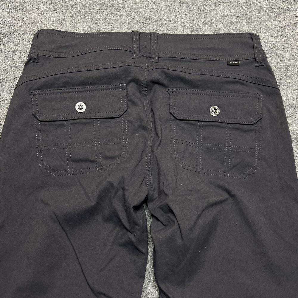 PrAna Pants Womens 6 Gray Cargo Stretch Nylon Hiking Outdoor Pockets 2056971 - Picture 4 of 14